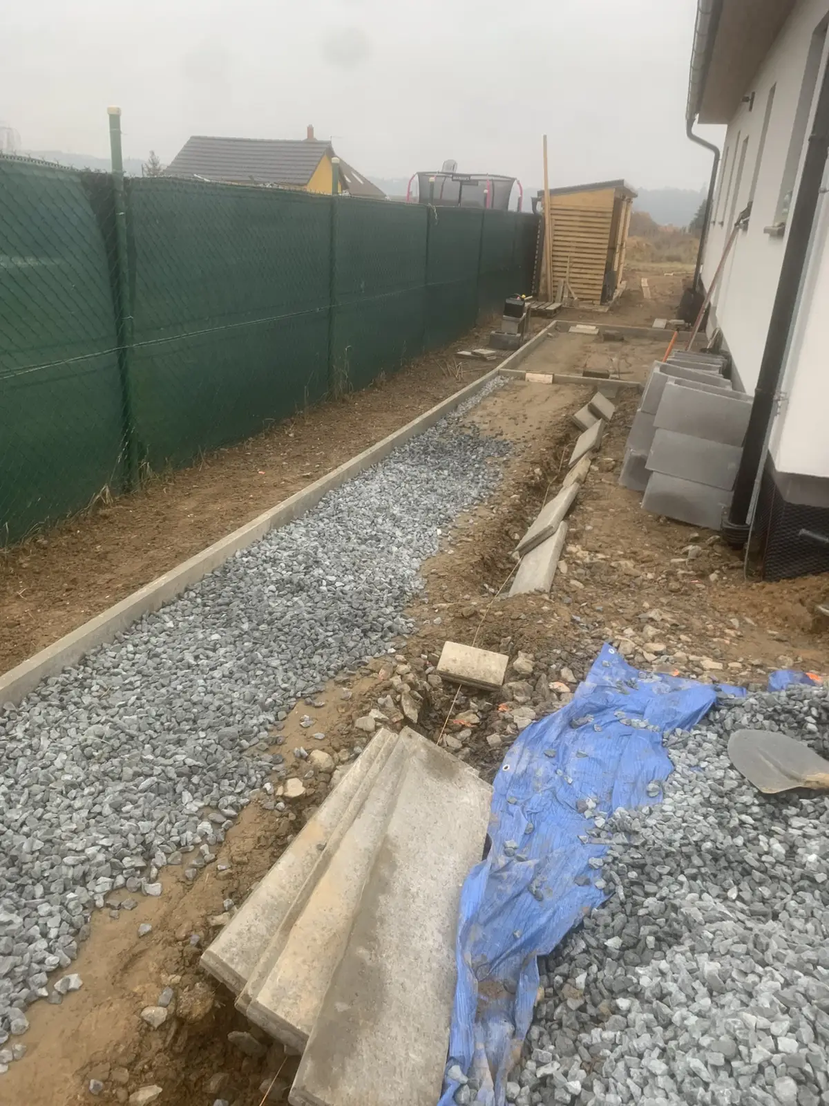Realizace nové zahrady o rozloze přibližně 1 000 m²