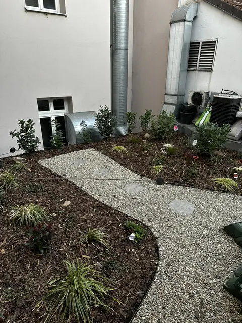 Revitalizace zeleně bytového domu v centru Prahy
