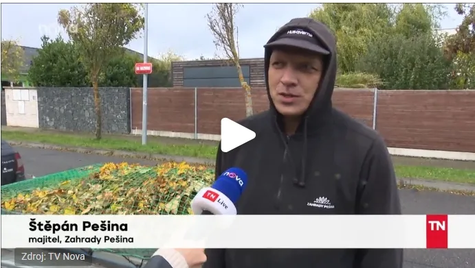 Zahrady Pešina v médiích